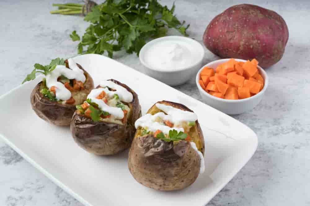 Mexican Spicy Bean Jacket Potato