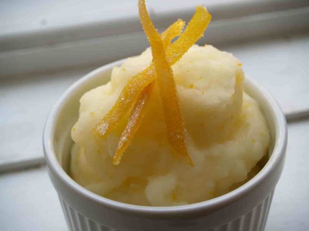 Meyer Lemon Sorbet