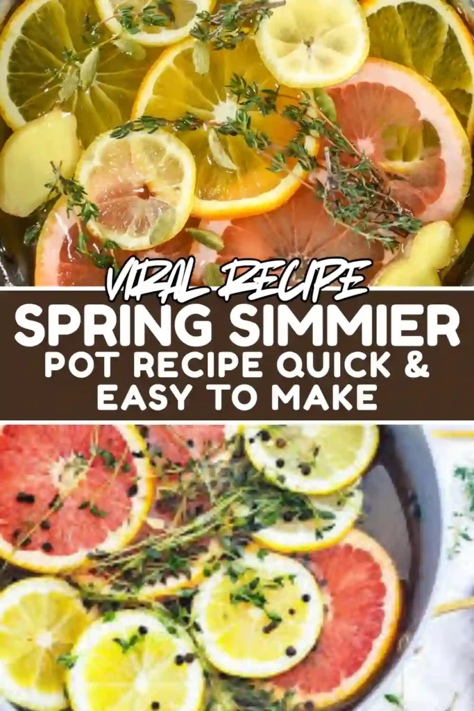 spring simmer pot recipes viral