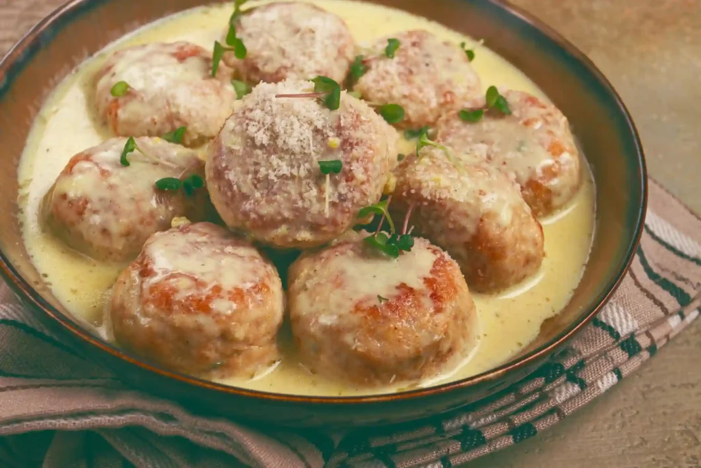 Garlic Parmesan Meatballs