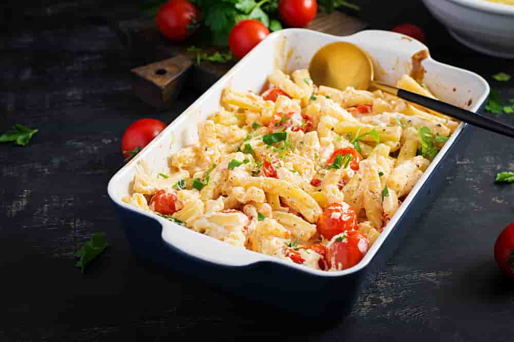 Mini Crockpot Chicken Alfredo