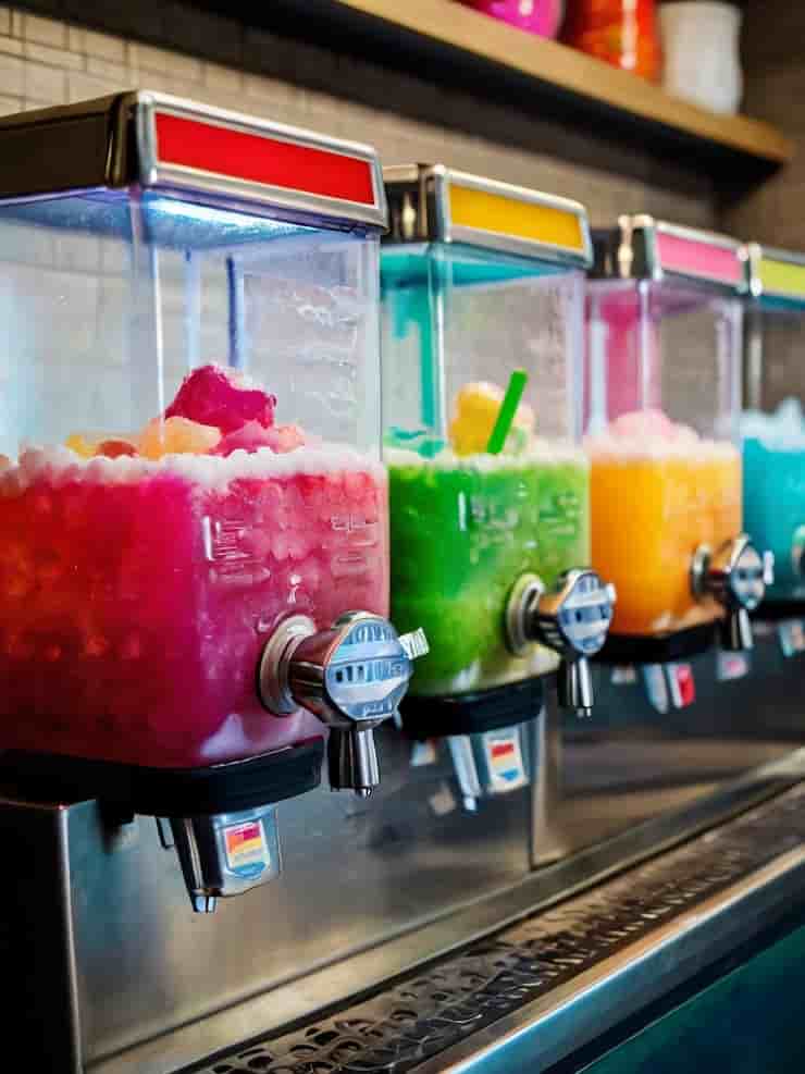 vibrant slushie machine
