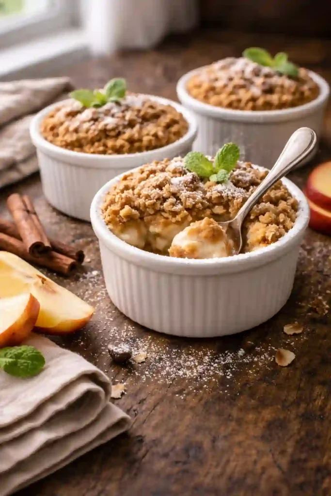 Apple Crumble Cottage Cheese Cups