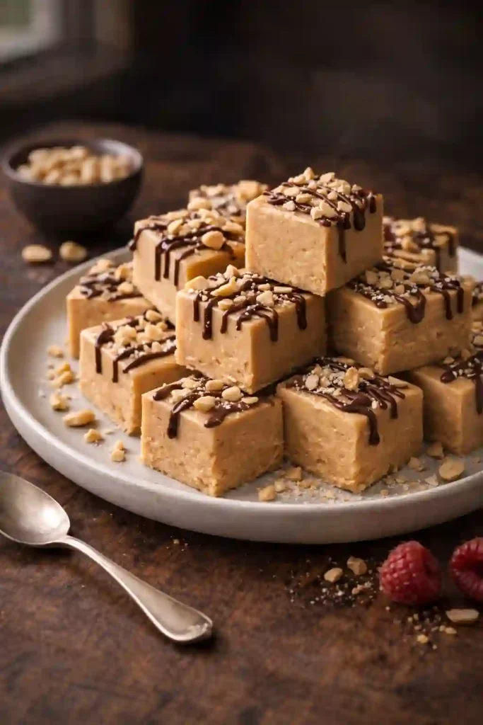 Peanut Butter Cottage Cheese Fudge