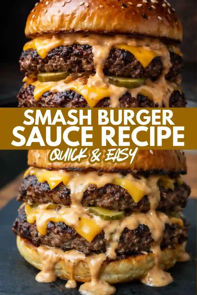 Smash Burger Sauce for Perfect Burgers Recipe