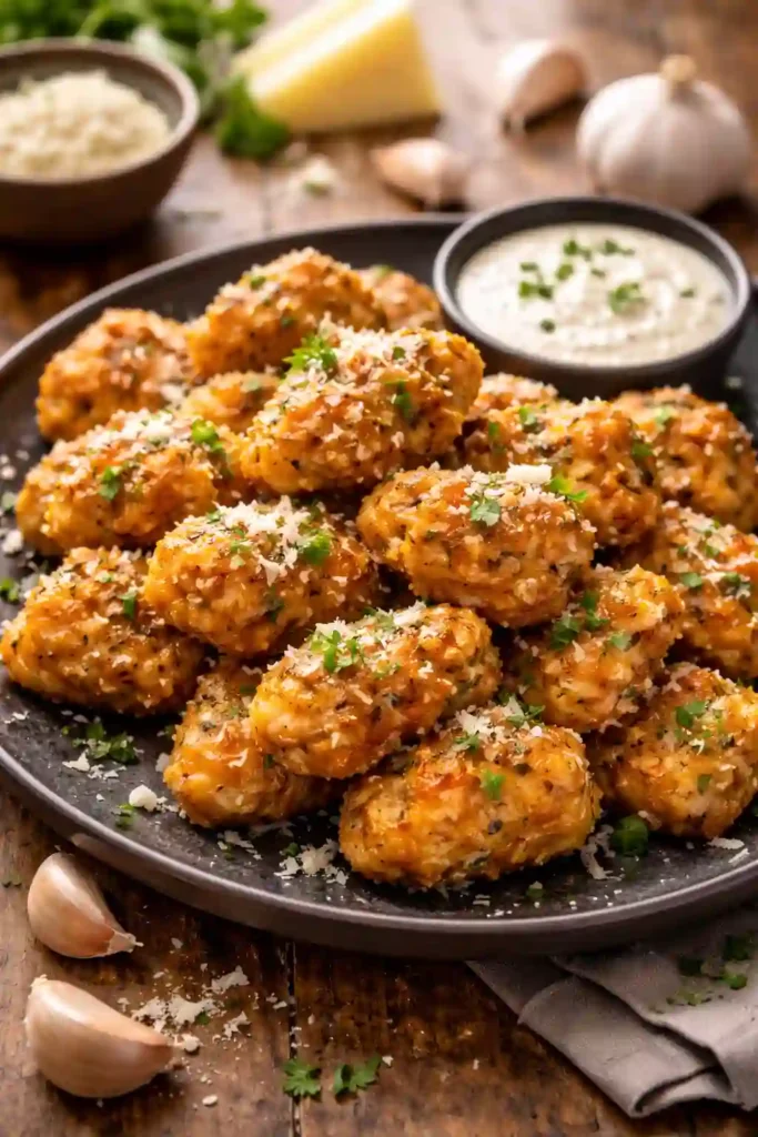 Baked Garlic Parmesan Boneless Wings