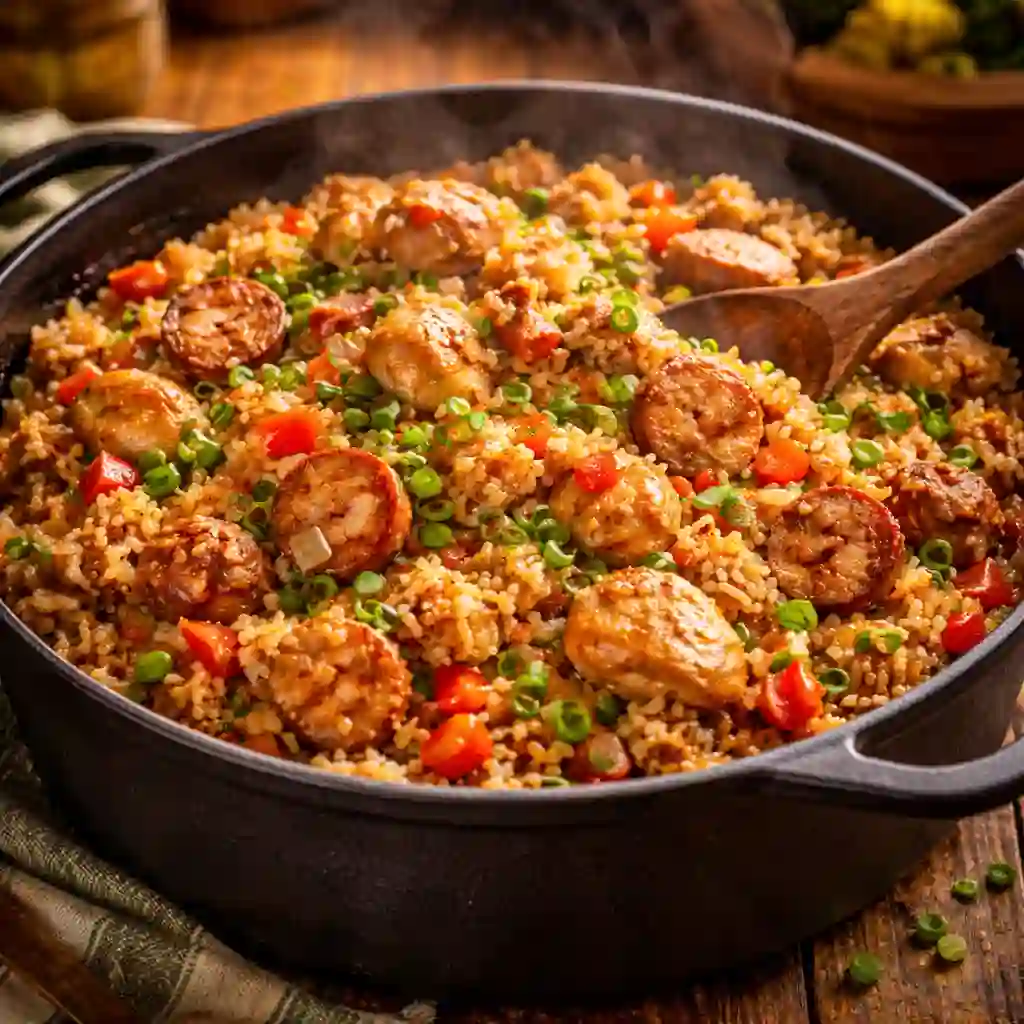 Chicken and Sausage Jambalaya