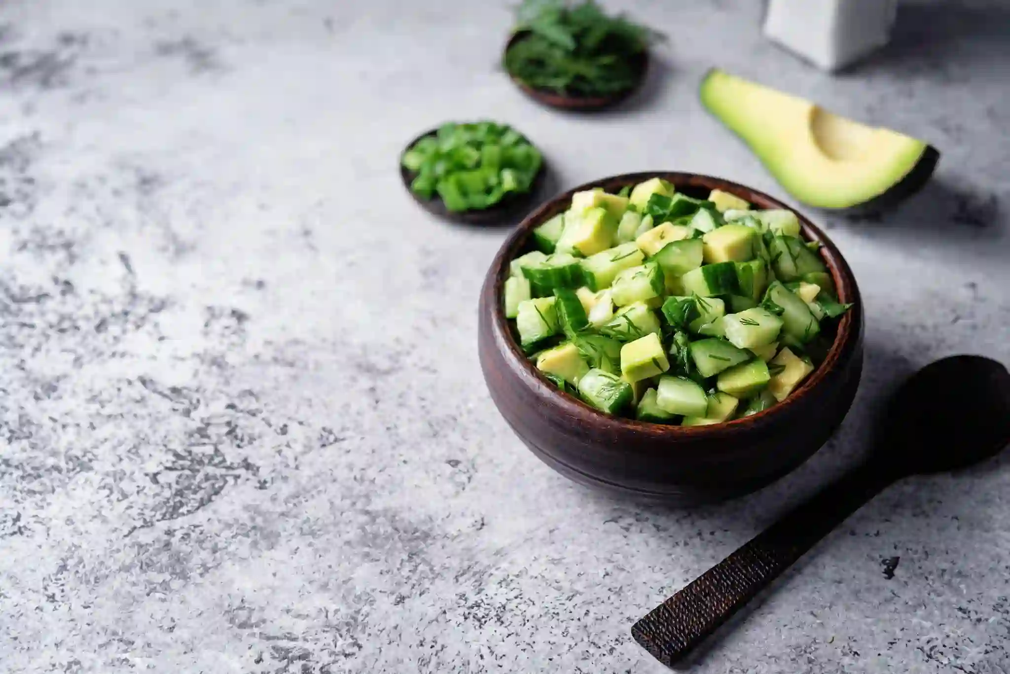 Avocado Cucumber Salad