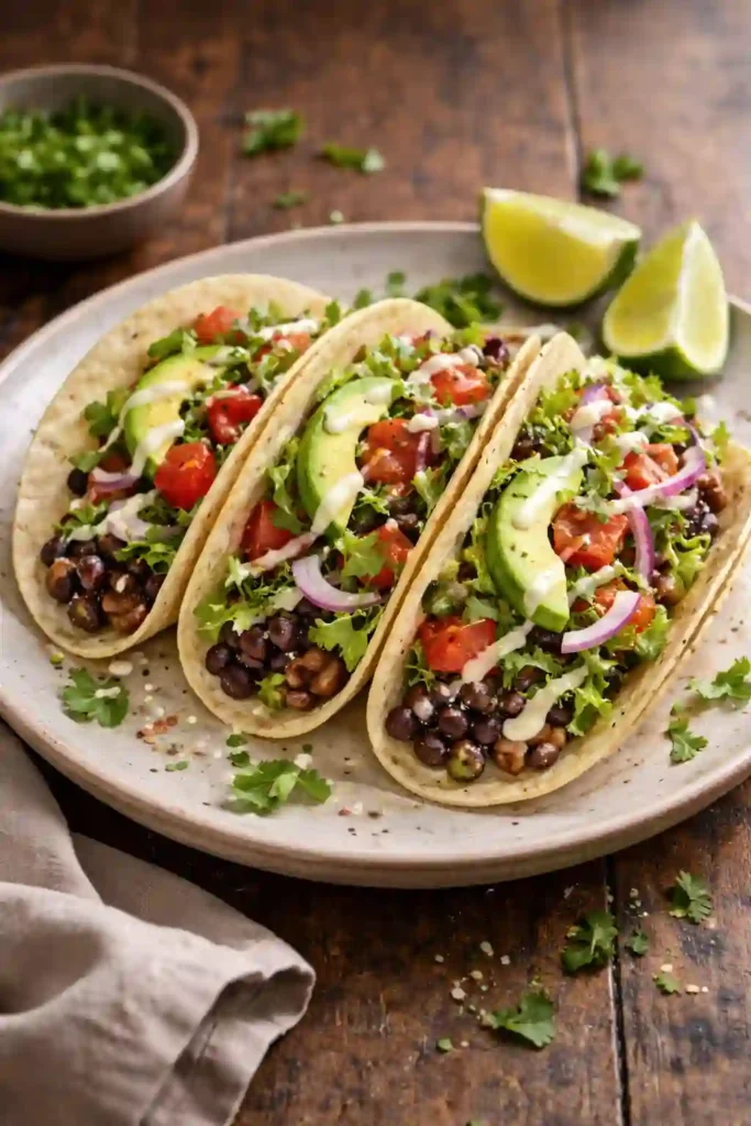 Black Bean Vegan Tacos