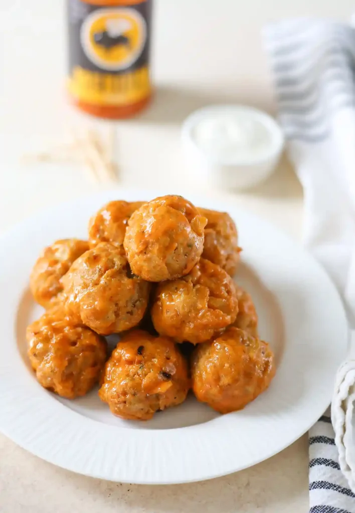 Buffalo Meatball Bites