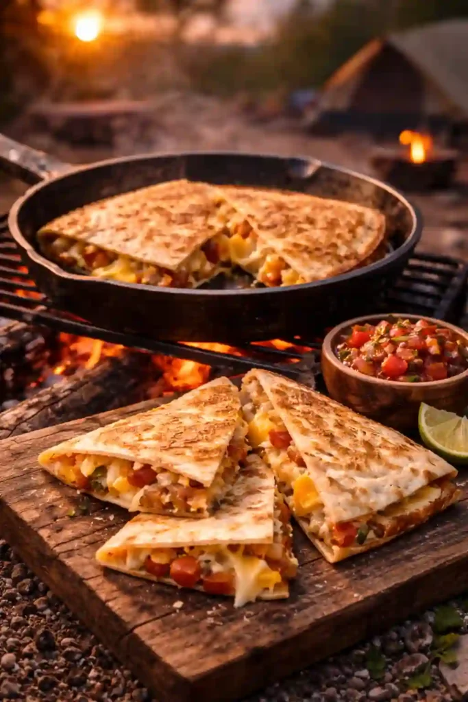 Campfire Quesadillas