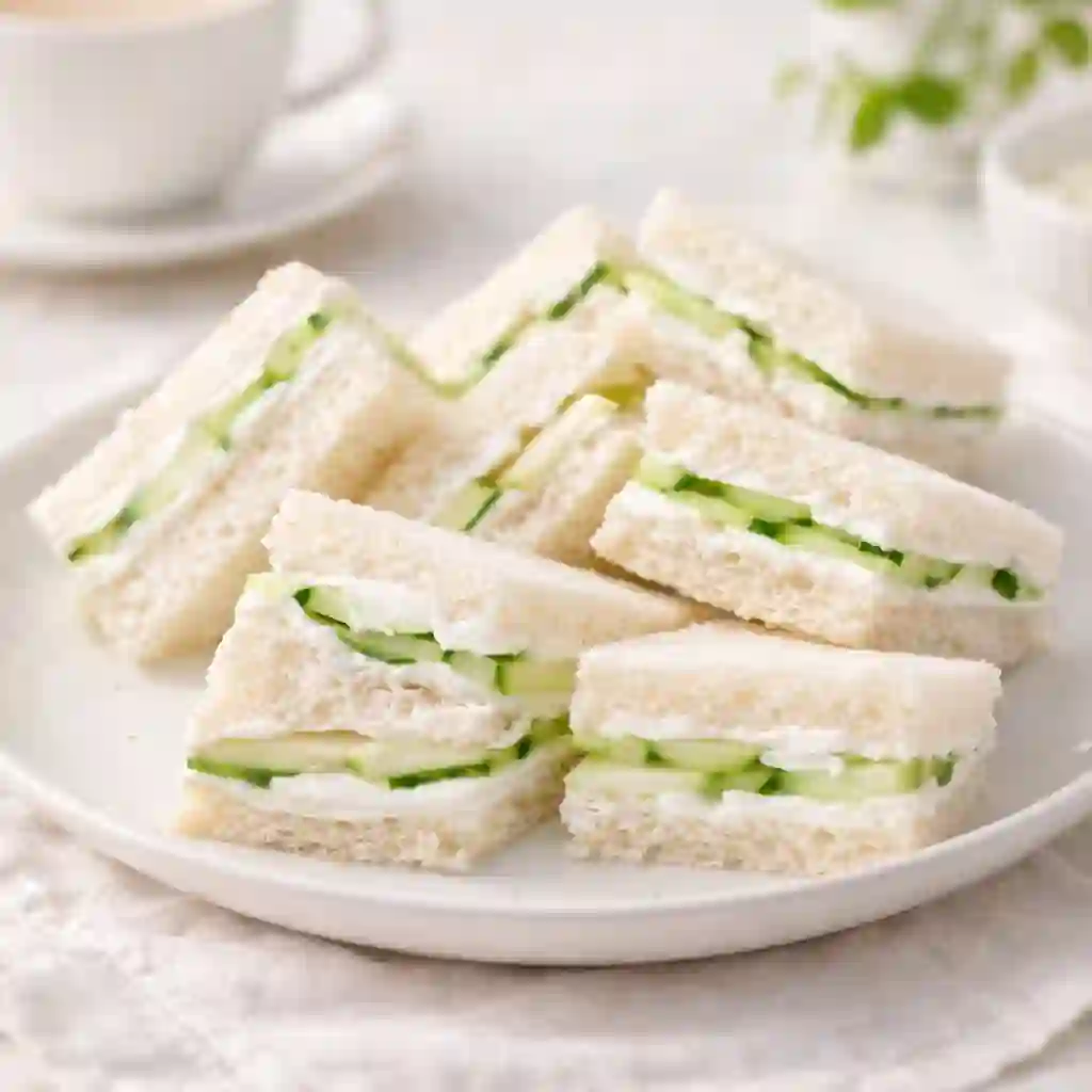 Cucumber Cream Cheese Sandwich