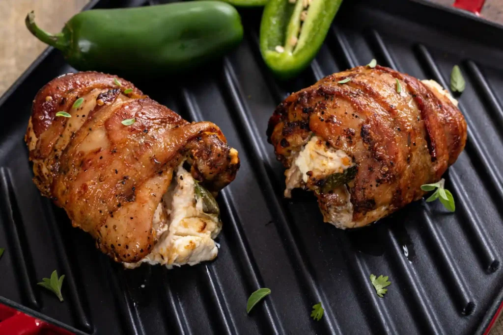 Chicken Stuffed Jalapeño Poppers