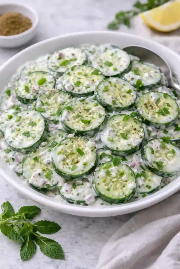 Minty Cucumber Yogurt Raita Salad