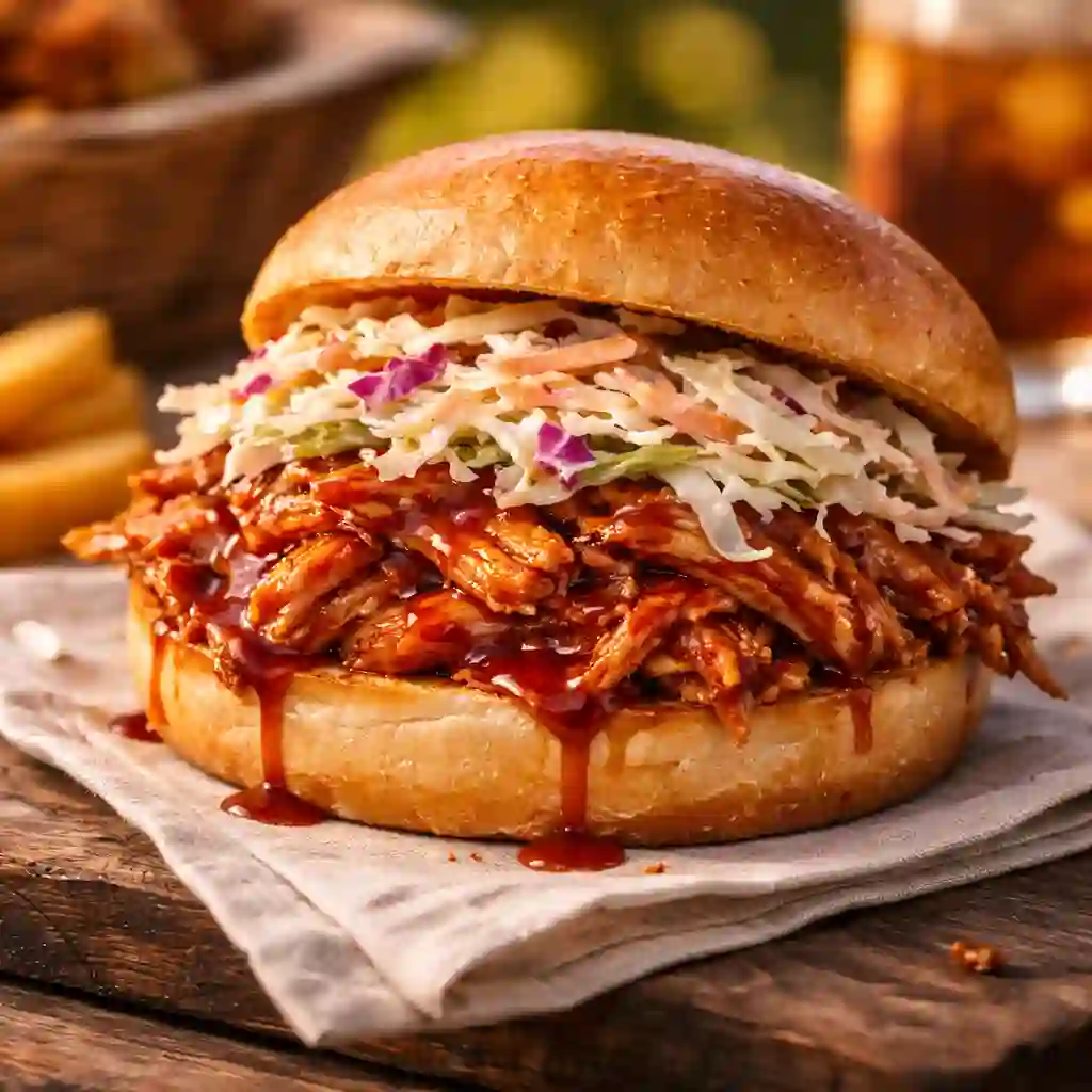 BBQ Pulled Chicken Sandwich