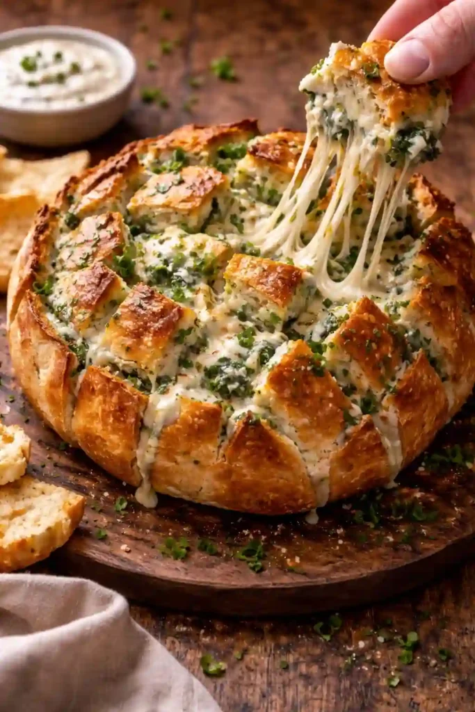 Spinach-Artichoke Pull-Apart