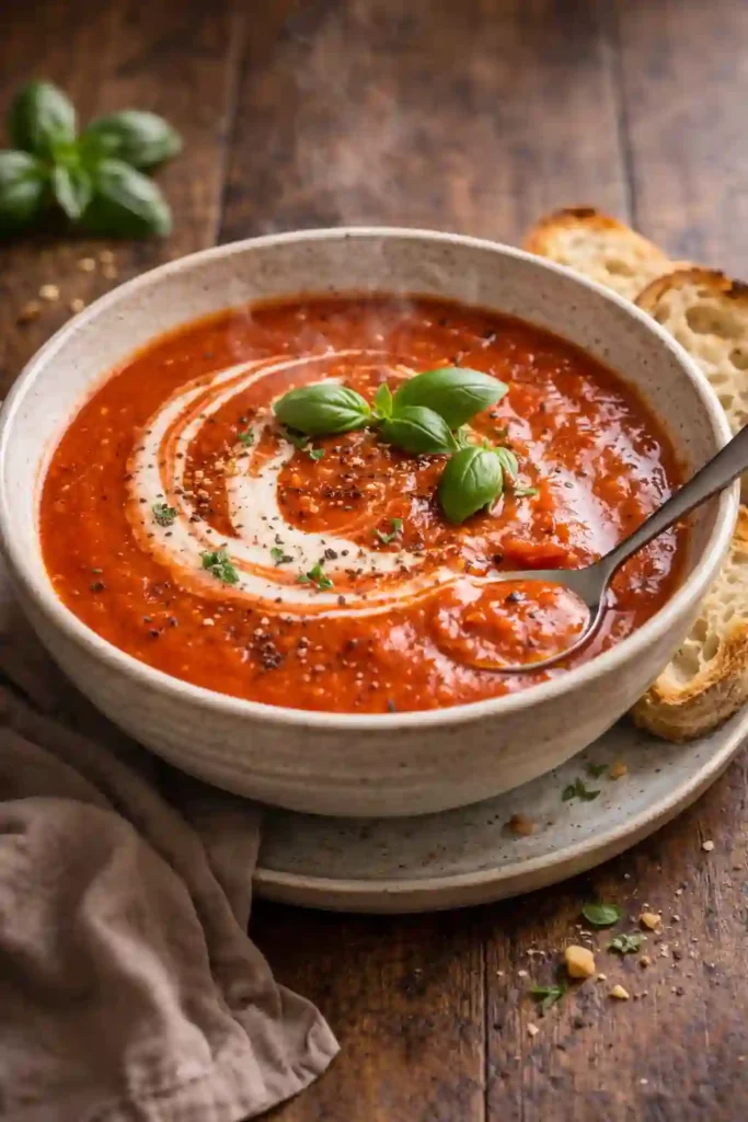 Vegan Tomato Basil Soup