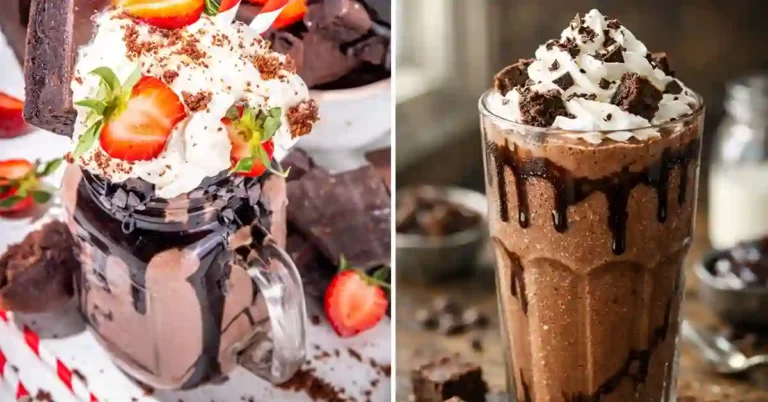 Brownie Batter Milkshake Recipe – Rich & Fudgy