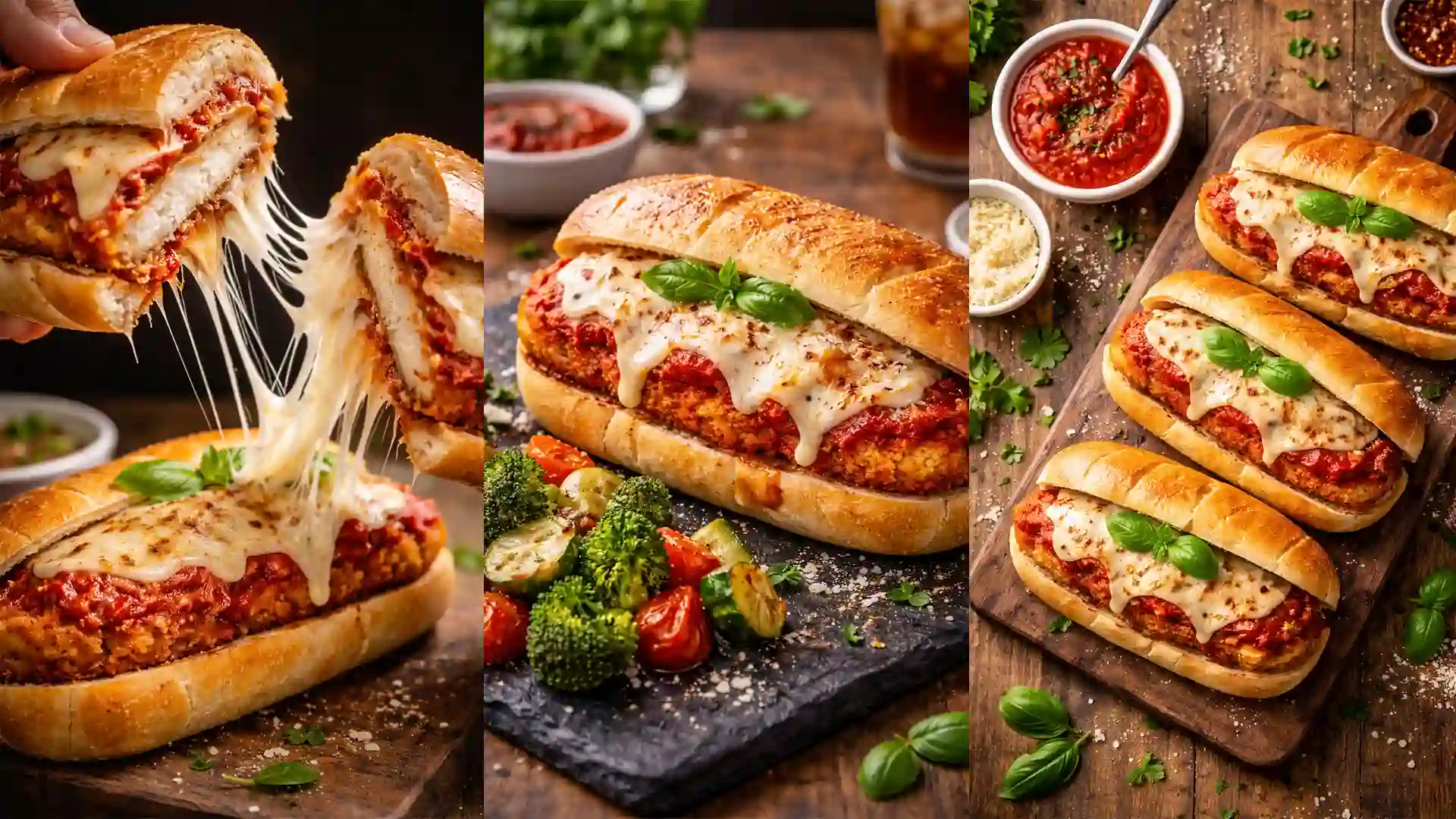 Chicken Parmesan Sandwiches recipe viral