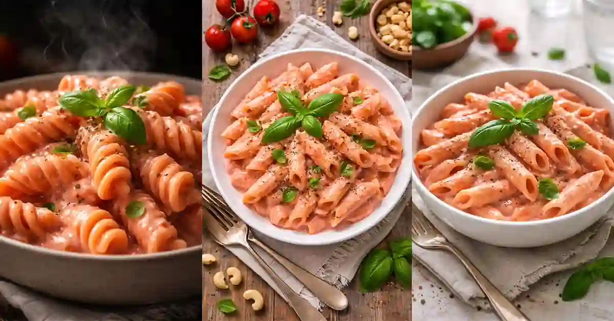 Creamy Vegan Pink Pasta Recipe viral