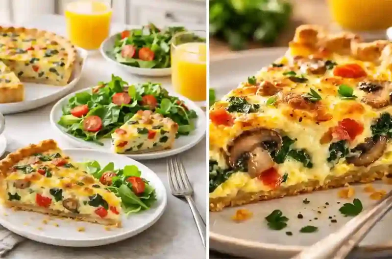 Easy Breakfast Quiche Recipe Soft Creamy and Tasty