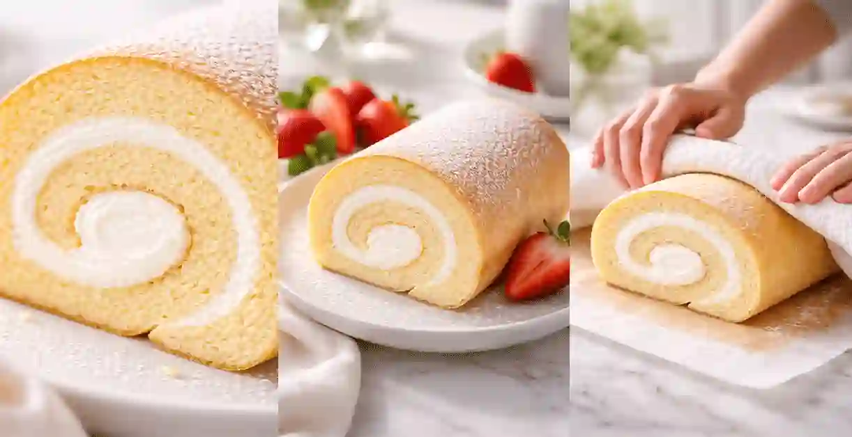 Viral Japanese Cotton Candy Cake Roll Recipe