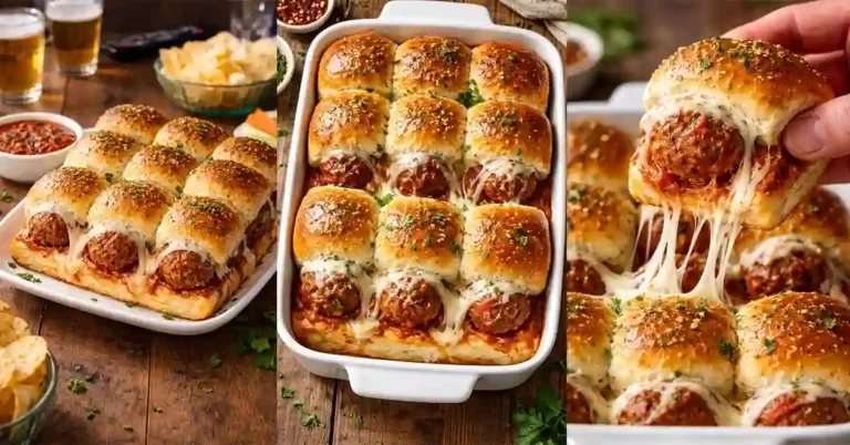 Viral Meatball Sliders using Hawaiian Rolls