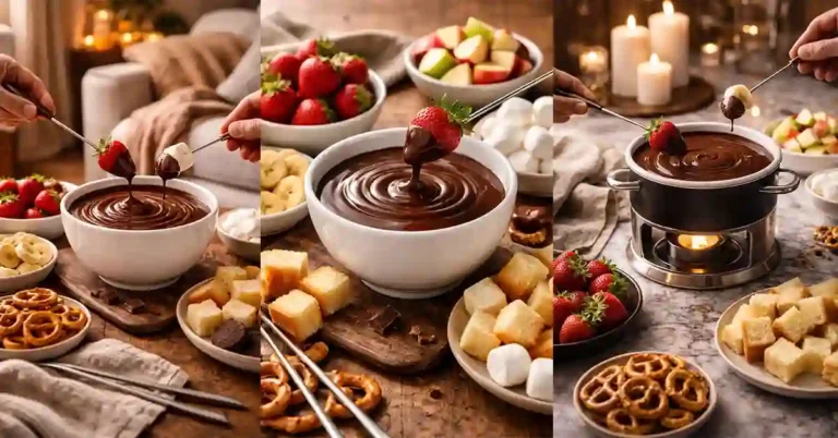 Viral chocolate fondue recipe