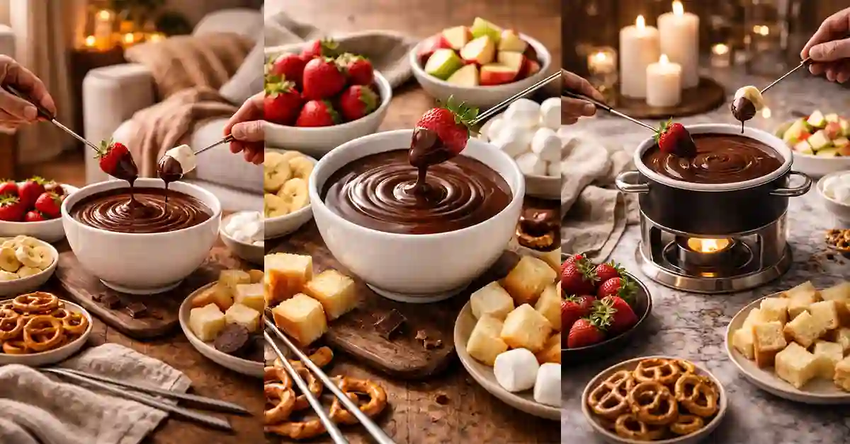 Viral chocolate fondue recipe