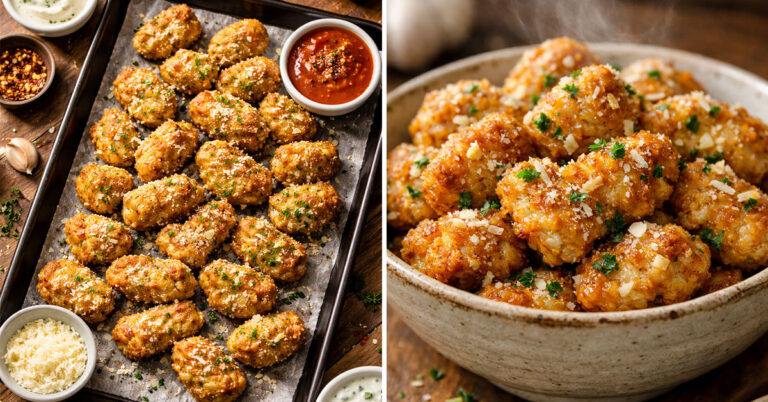 Baked Garlic Parmesan Boneless Wings