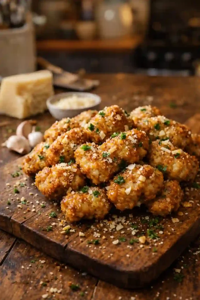 baked garlic parmesan chicken wings recipe