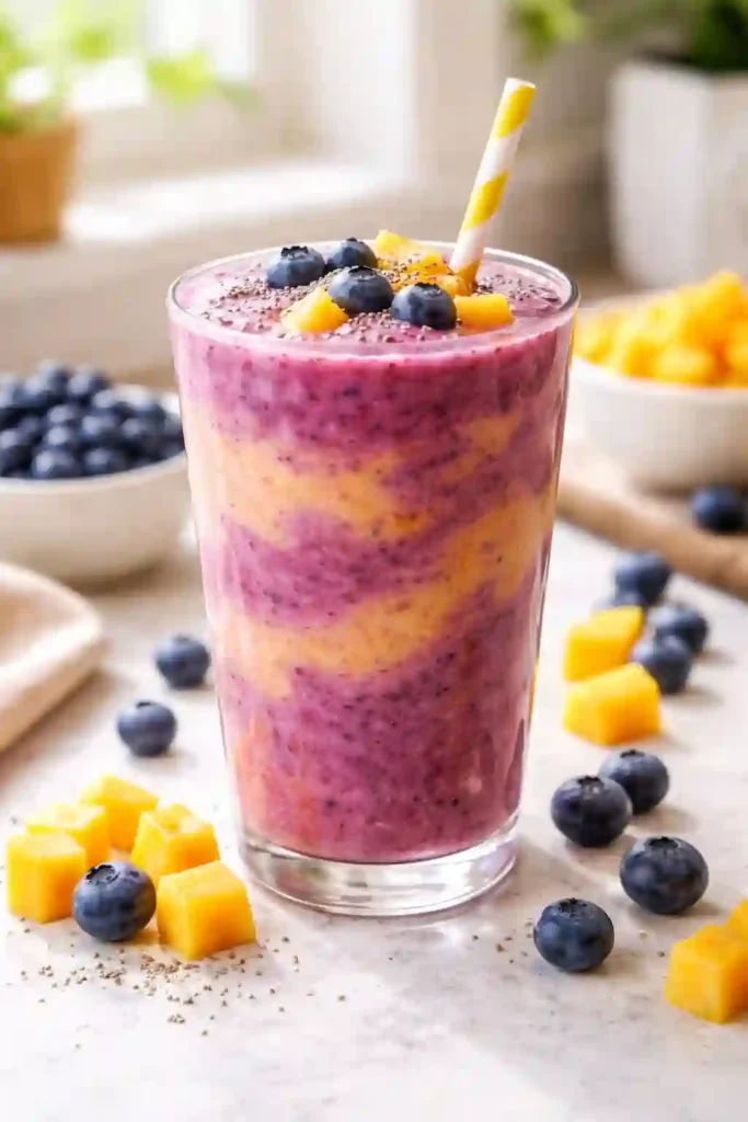 blueberry mango smoothie recipe