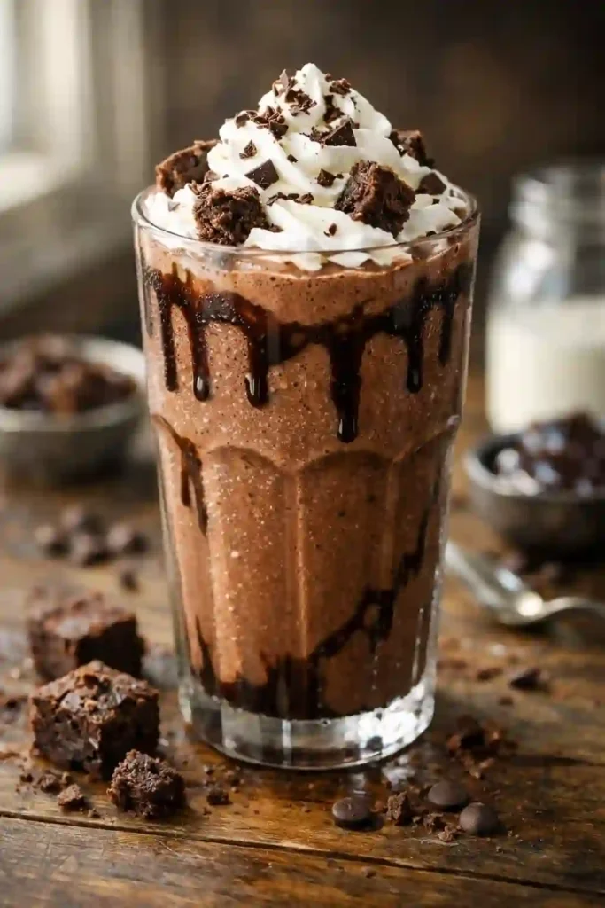 brownie batter milkshake recipe