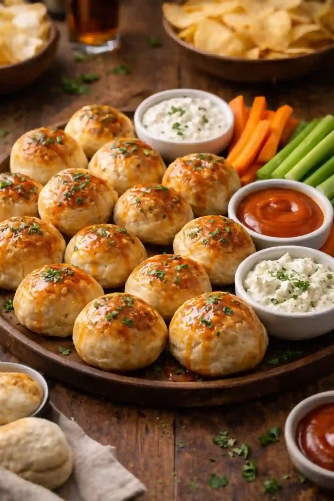 buffalo chicken biscuits bombs