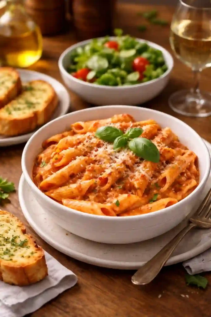 creamy roasted tomato and garlic pasta recipe