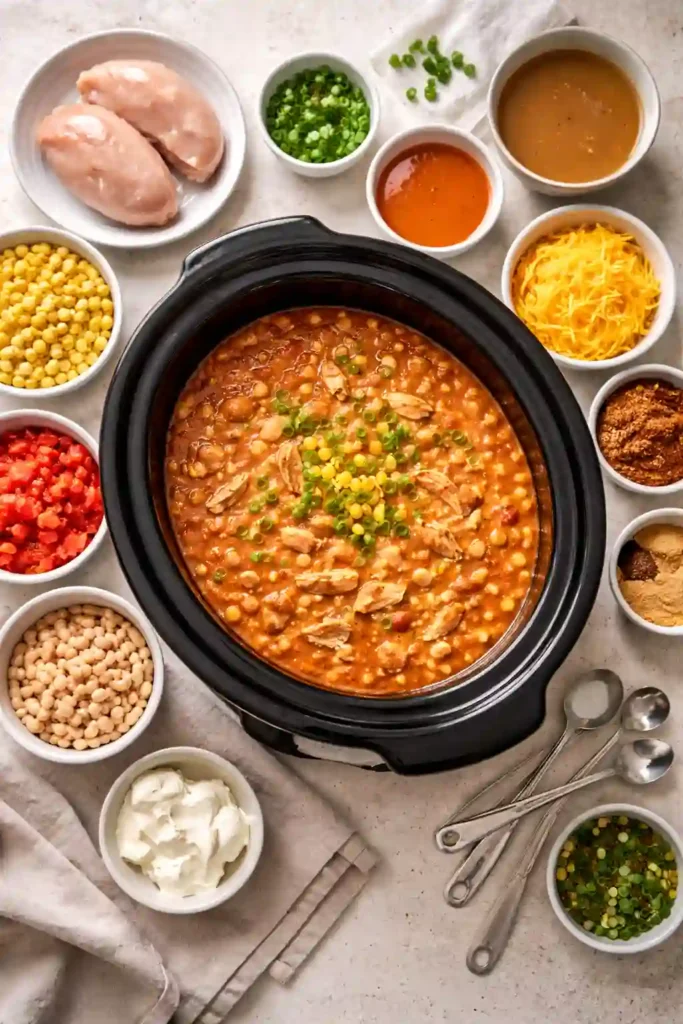 crockpot buffalo chicken chili