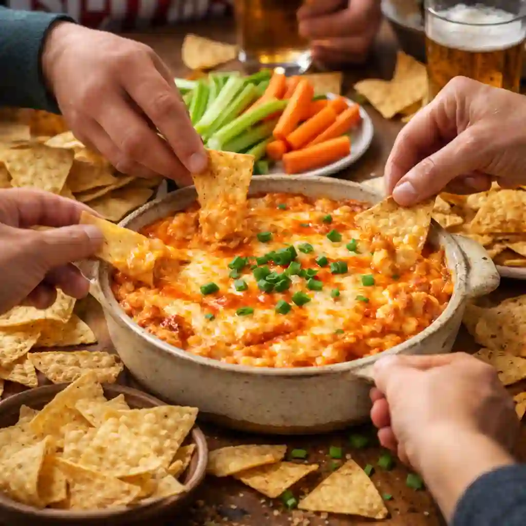 crockpot buffalo chicken dip