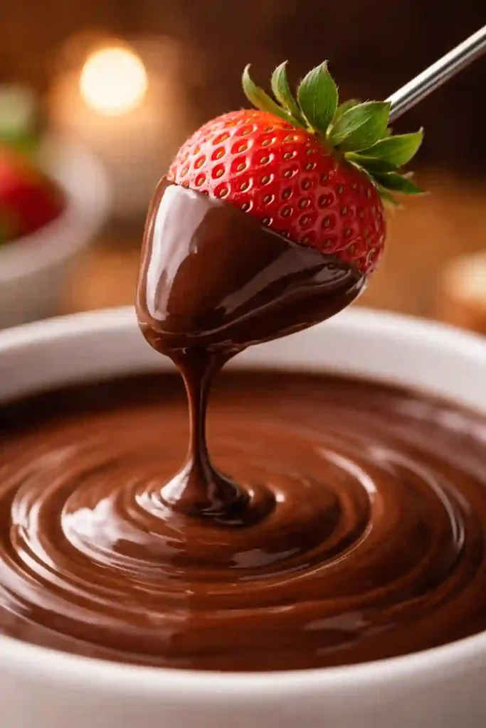 dark chocolate fondue recipe