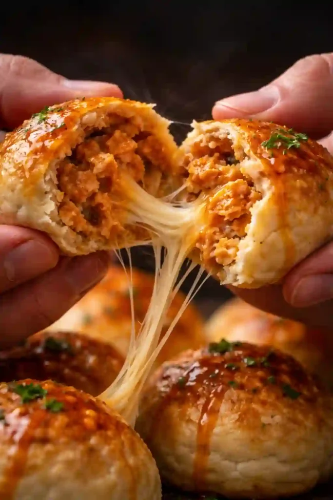 easy buffalo chicken bombs