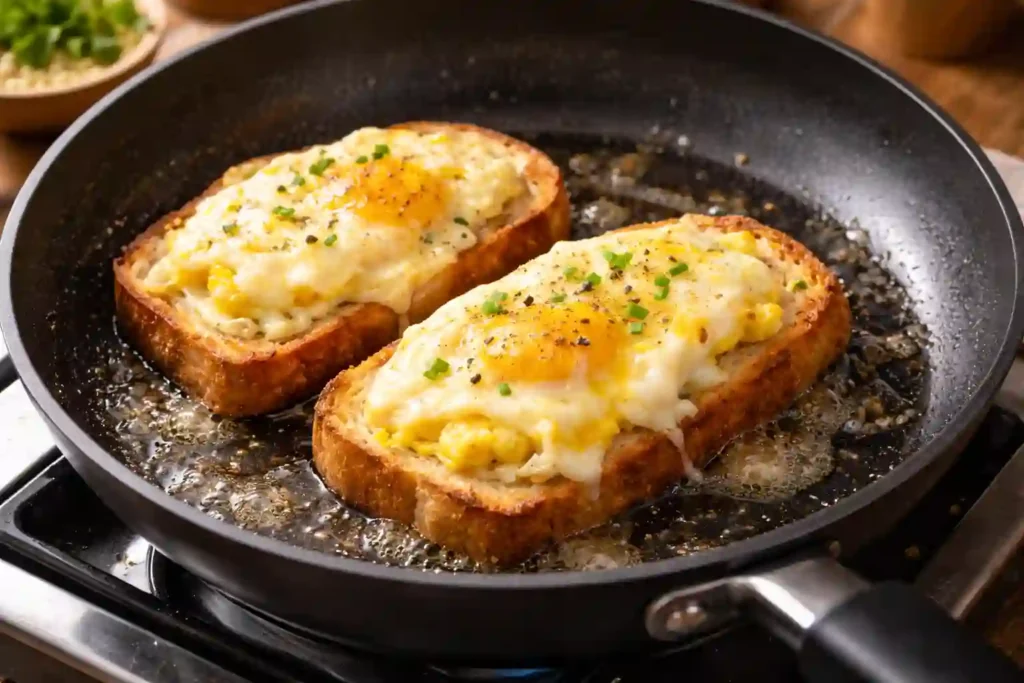 egg and cheese toast recipe