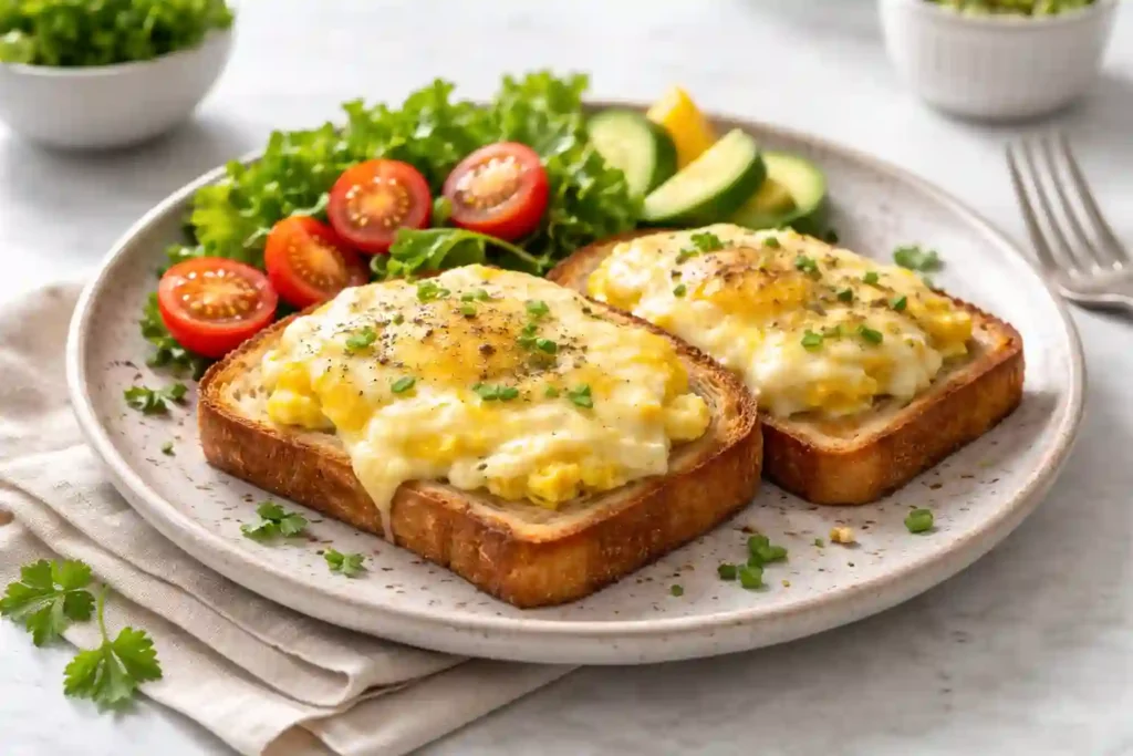egg and cheese toast sandwich