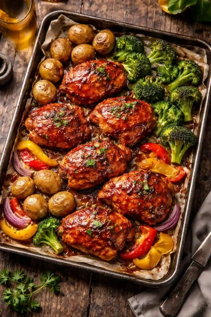 half baked harvest sheet pan honey buffalo chicken