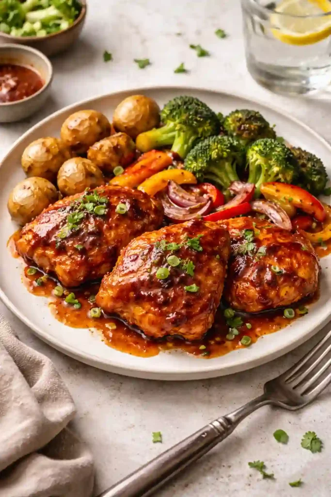 honey buffalo sheet pan