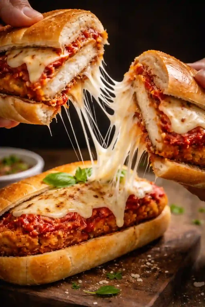 how to make chicken parm sandwich