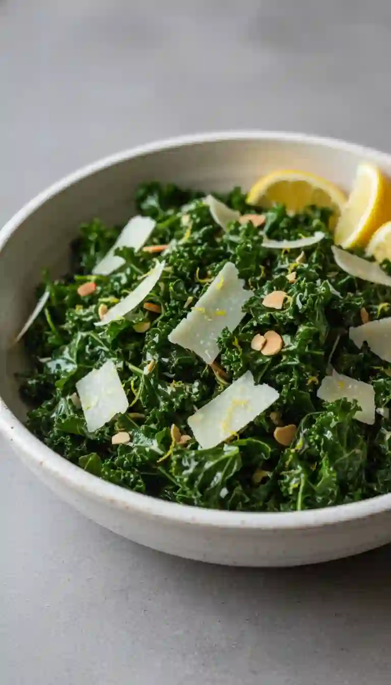 lemon parmesan kale salad