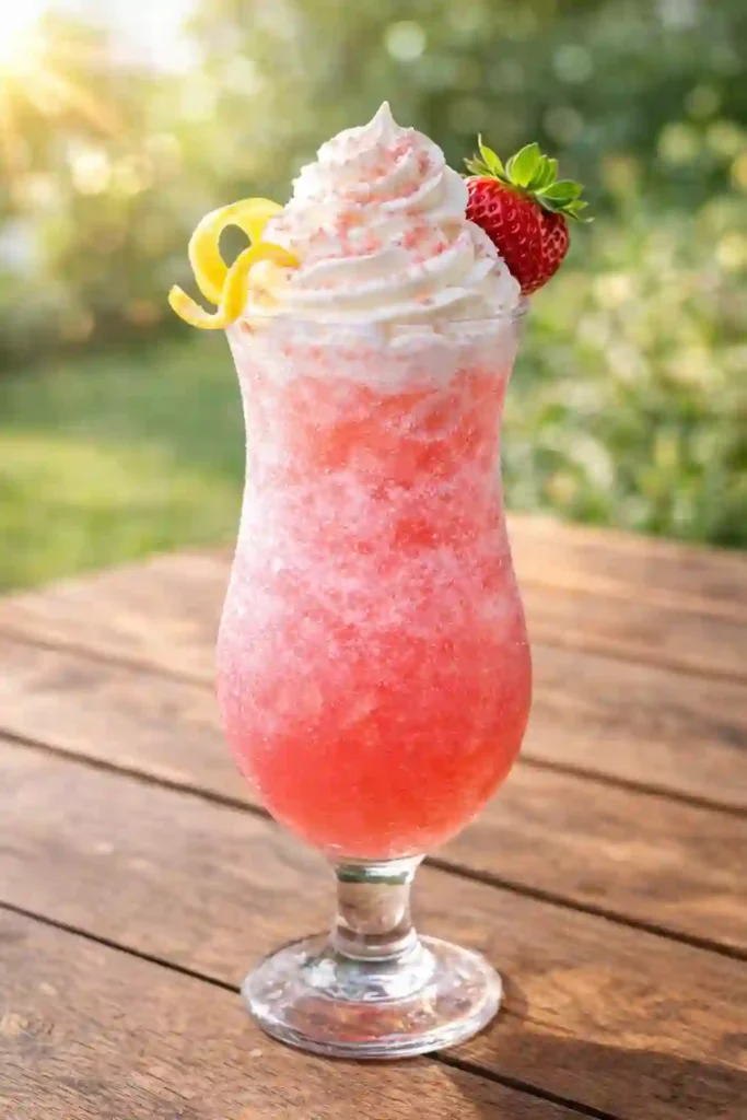pink lemonade whipped cream