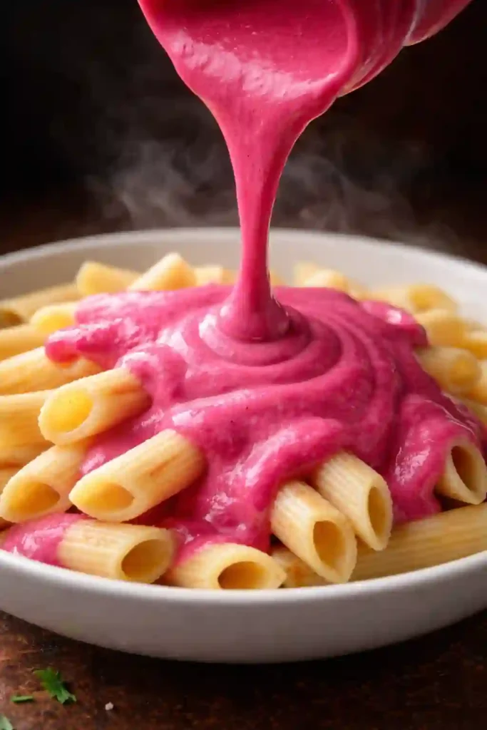 pink pasta sauce recipe beetroot