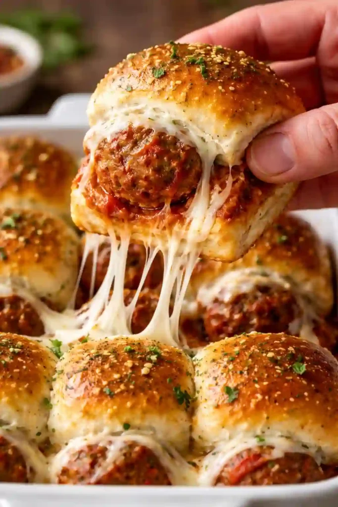 recipe for meatball sliders using hawaiian rolls