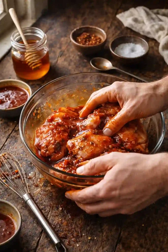 sheet pan honey chicken