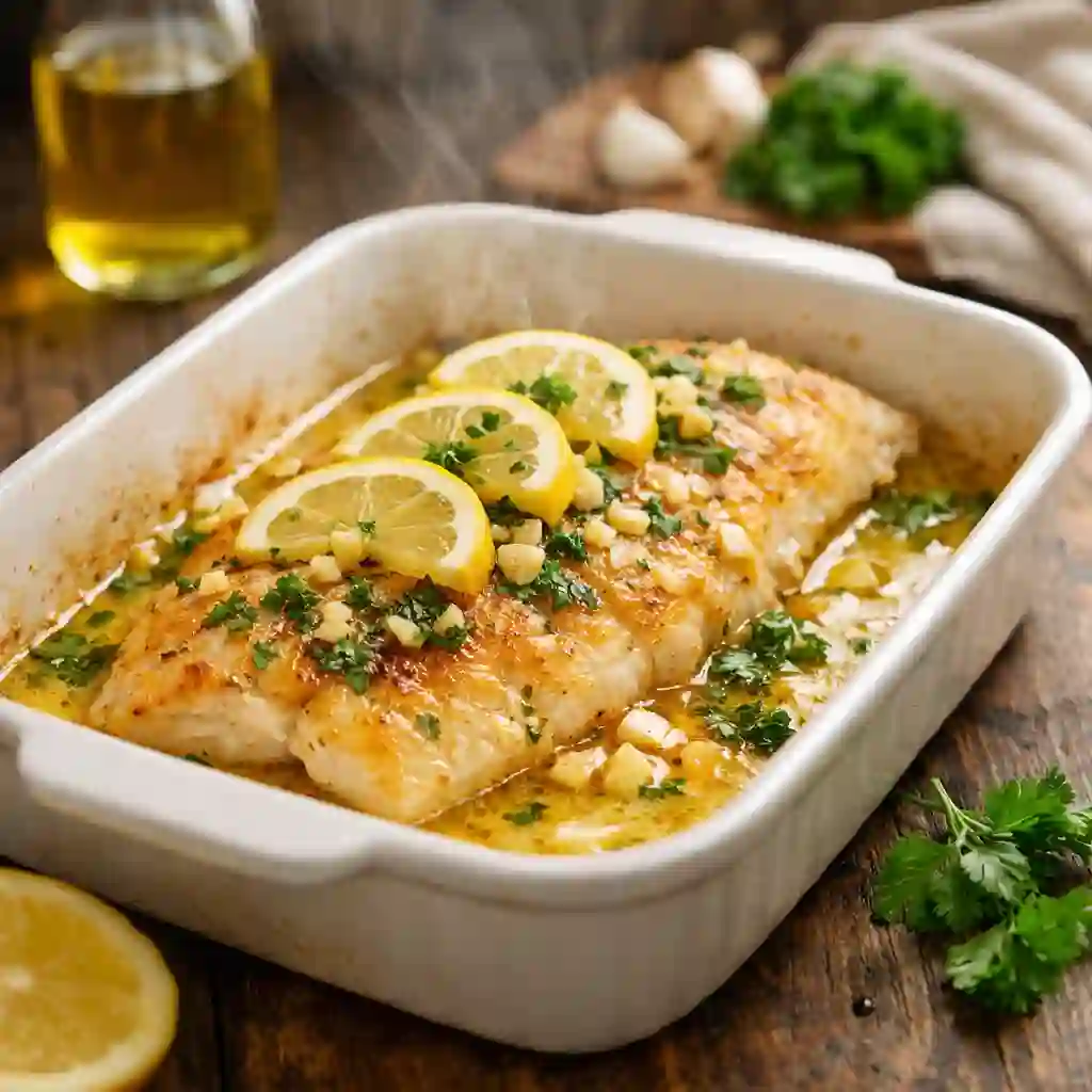 Baked Orange Roughy